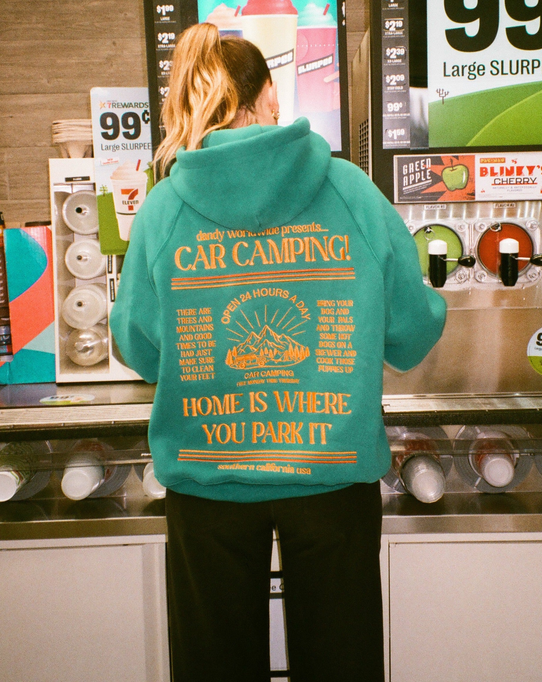 "Car Camping" Oversized Lux Hoodie - Image 3