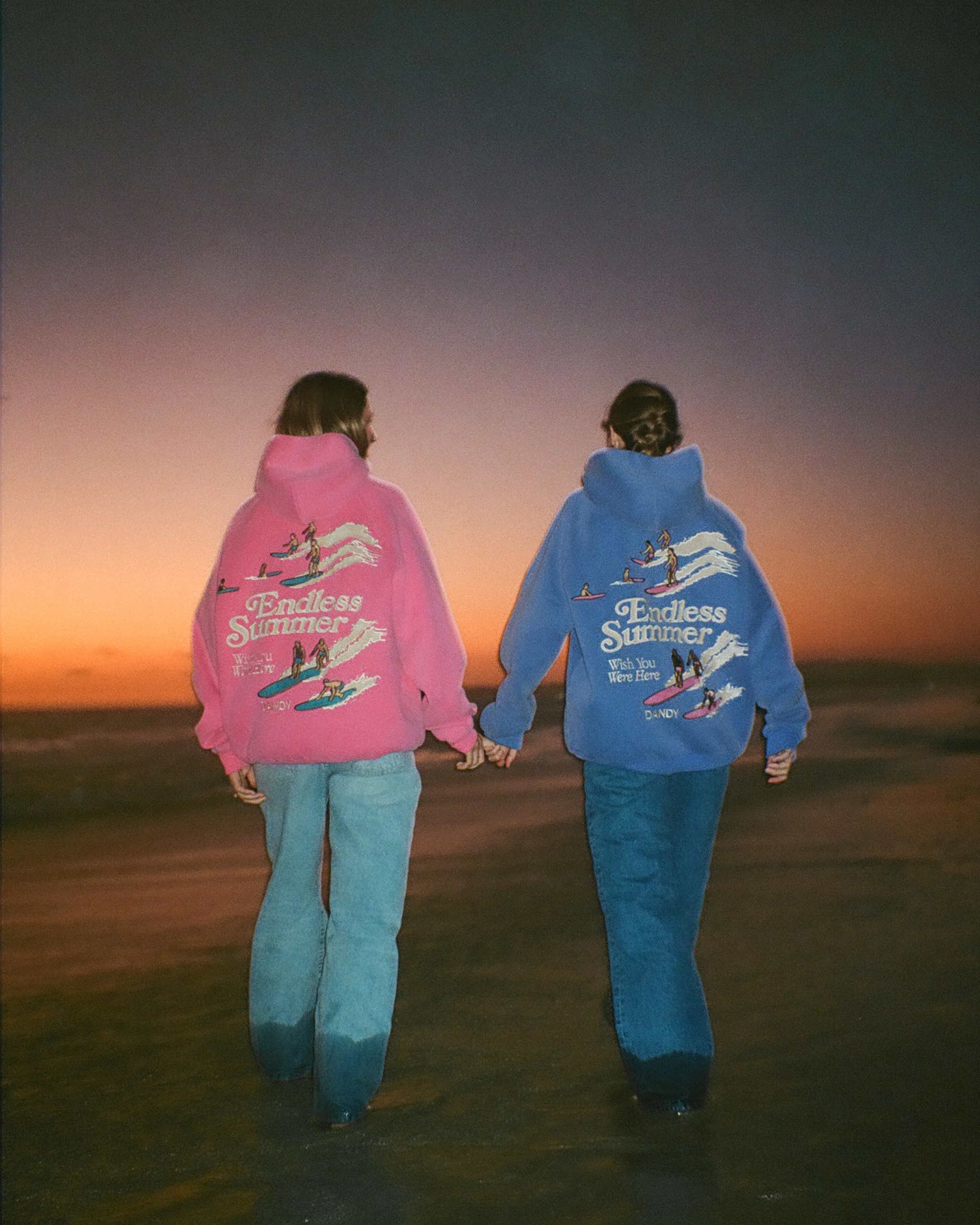 "Endless Summer" Oversized Lux Hoodie in Vintage Washed Pink - Image 12