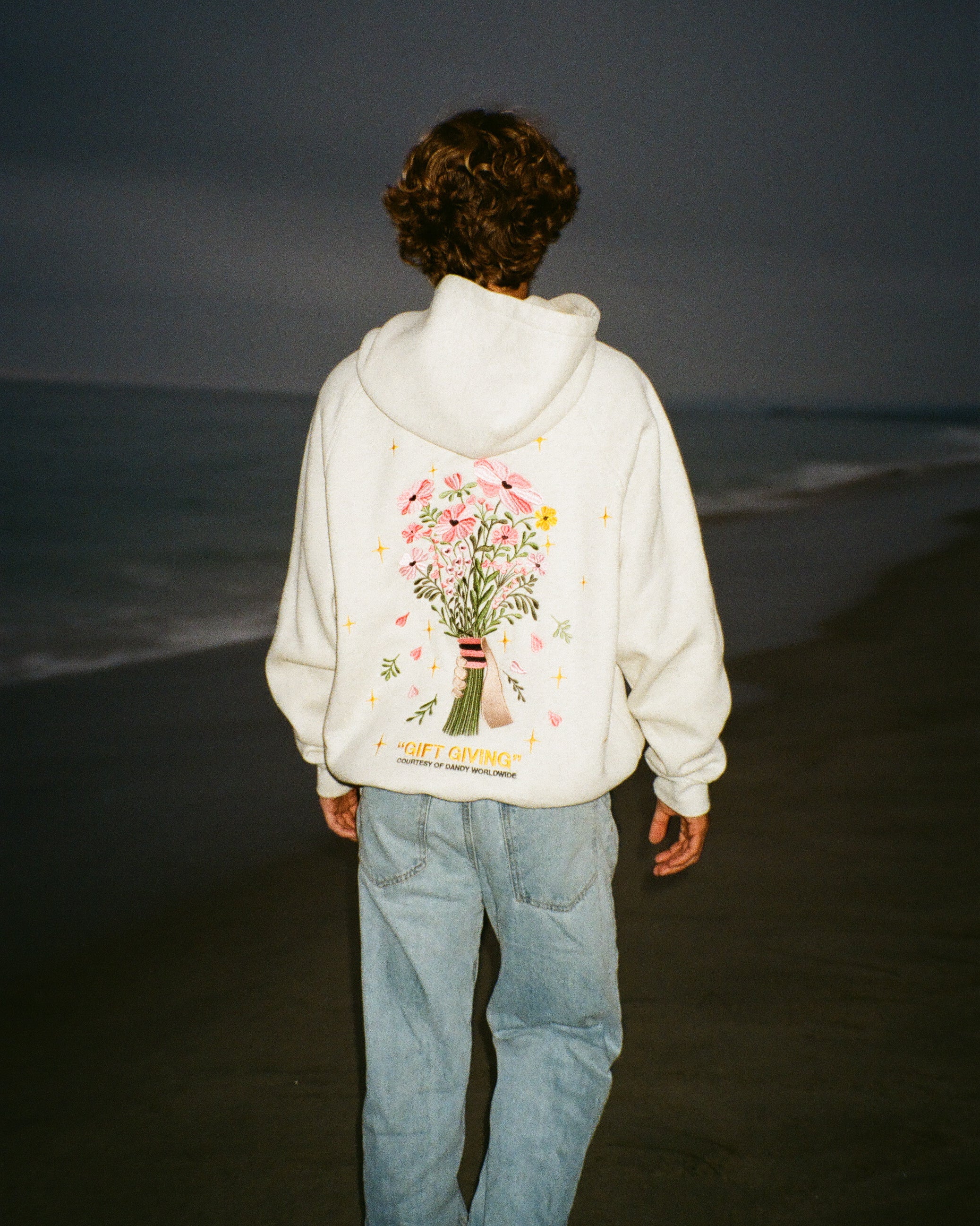 "Gift Giving" Oversized Lux Hoodie in Heather Gray - Image 17