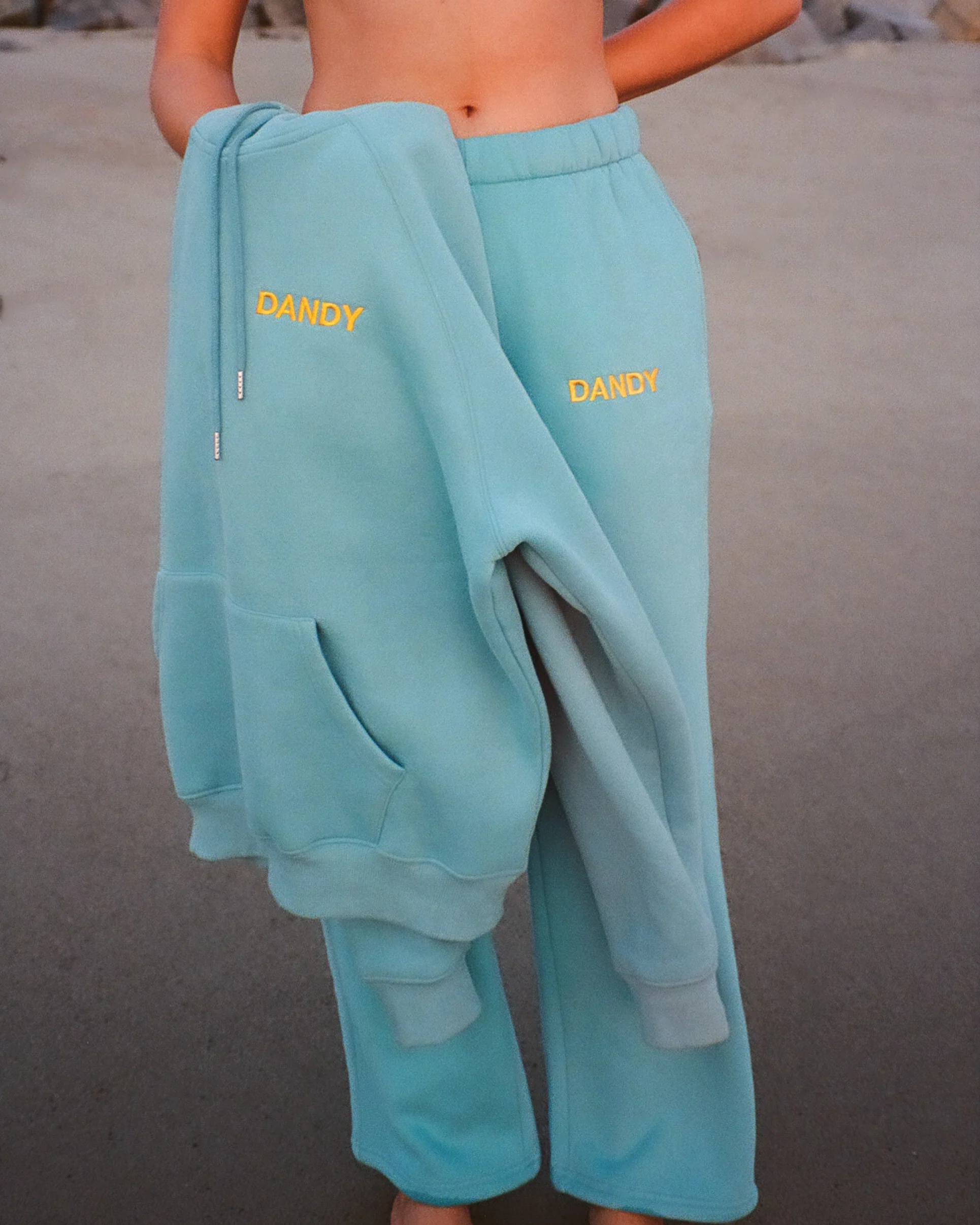 "Gift Giving" Sweatpants in Blue - Image 3