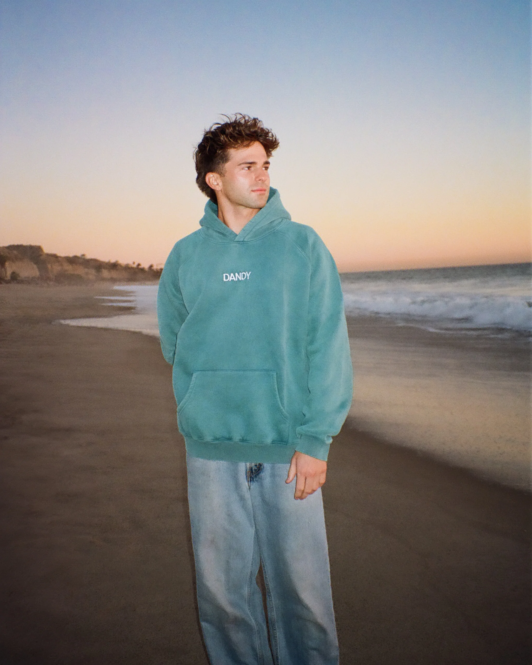 "Let's Go On An Adventure" Oversized Lux Hoodie in Pine Green - Image 7