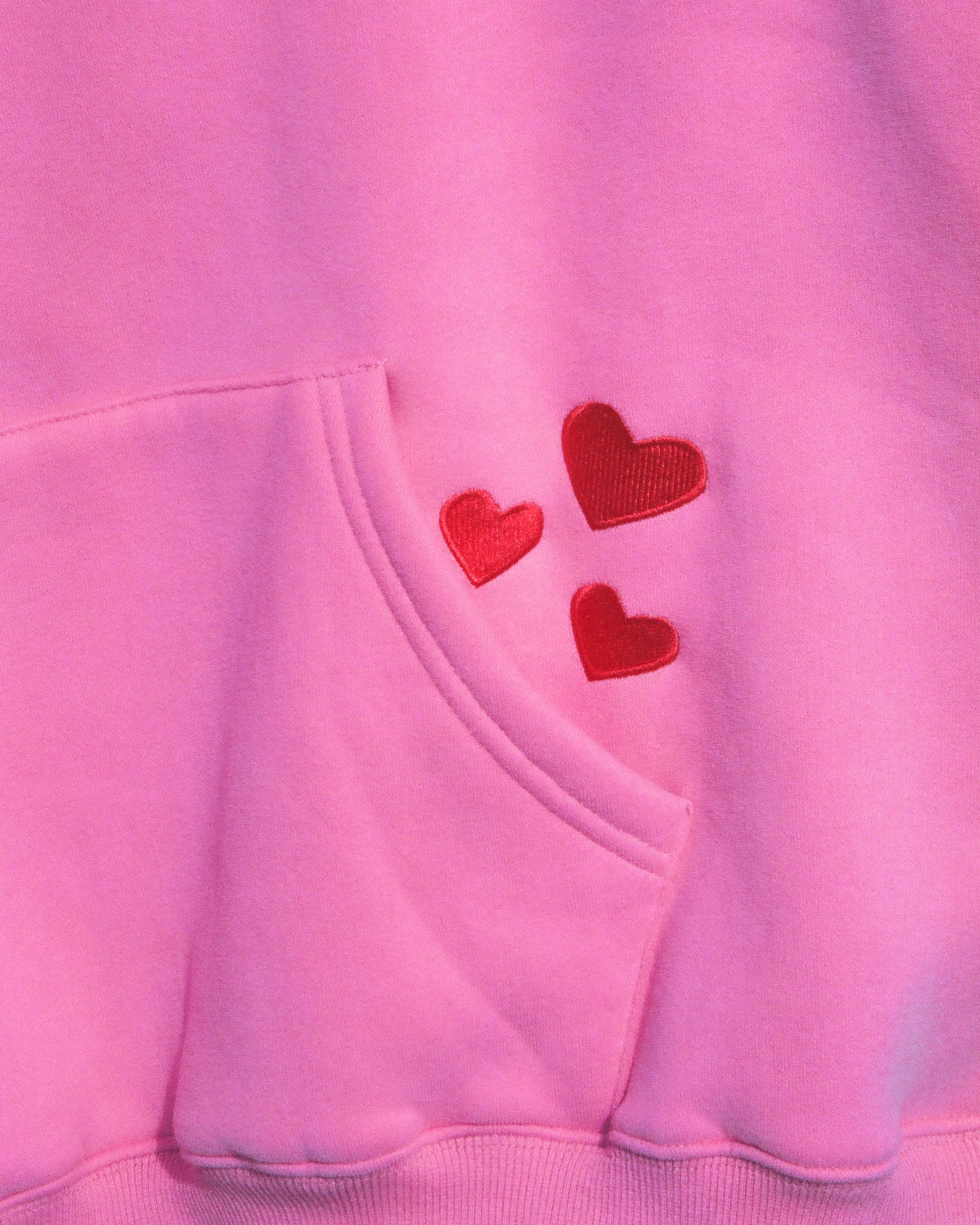 "Quality Time" Oversized Lux Hoodie in Pink - Image 12