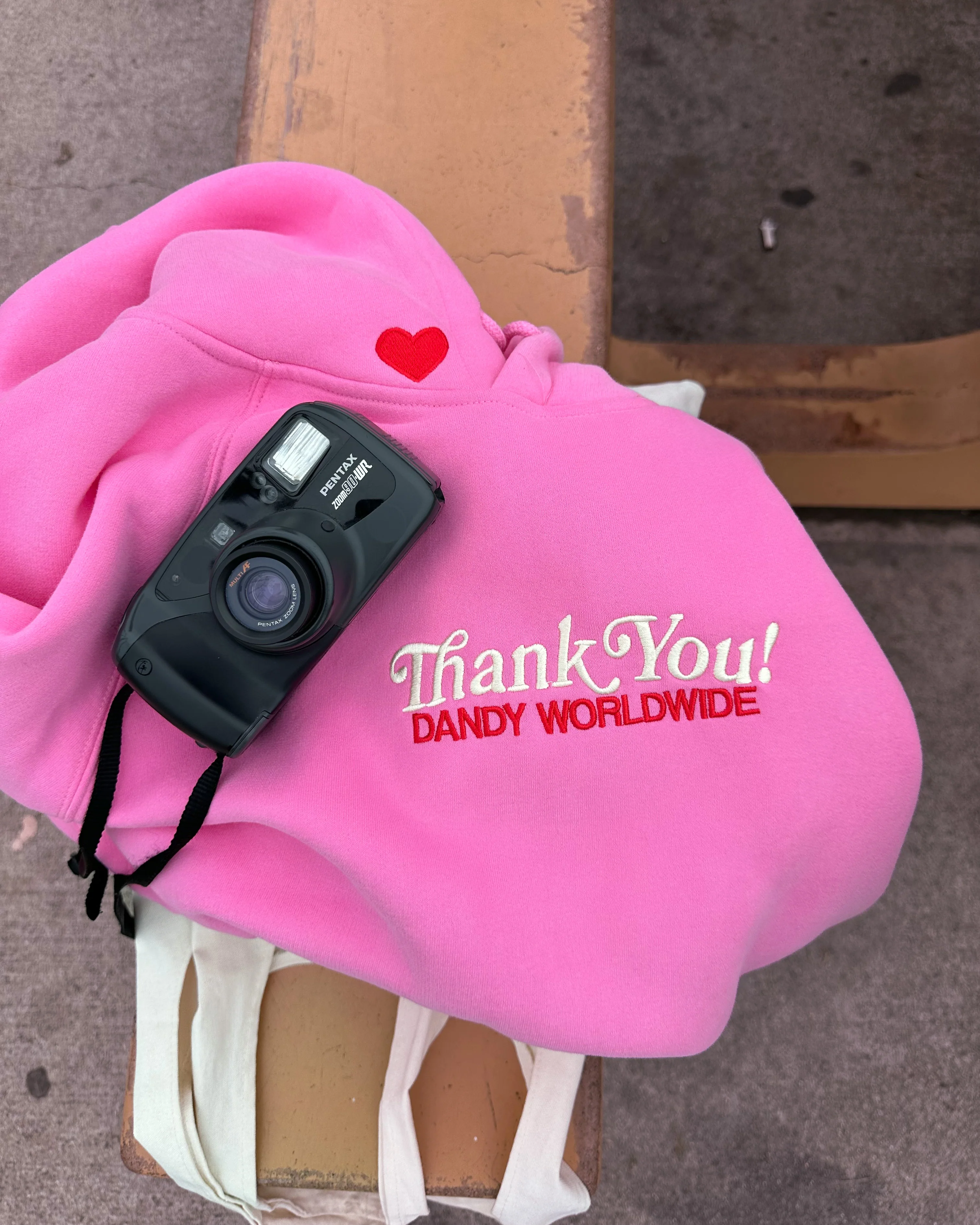 "Quality Time" Oversized Lux Hoodie in Pink - Image 9