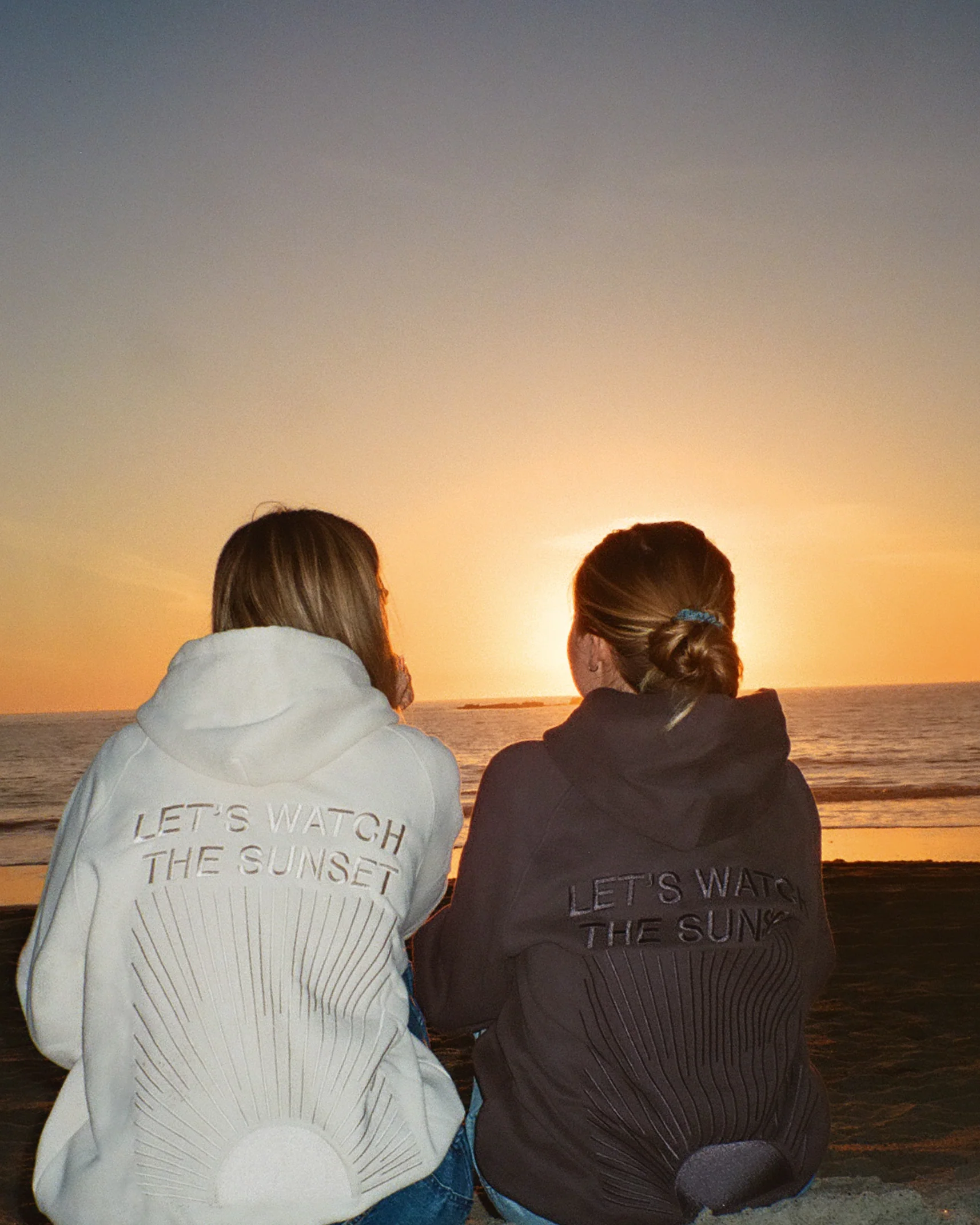 "Yin+Yang" Let's Watch the Sunset Oversized Lux Hoodie - Image 10