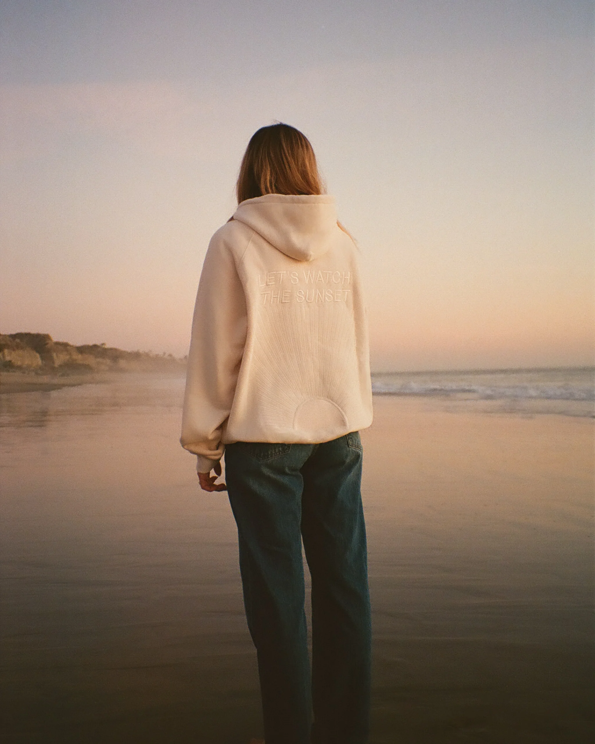"Yin+Yang" Let's Watch the Sunset Oversized Lux Hoodie - Image 12