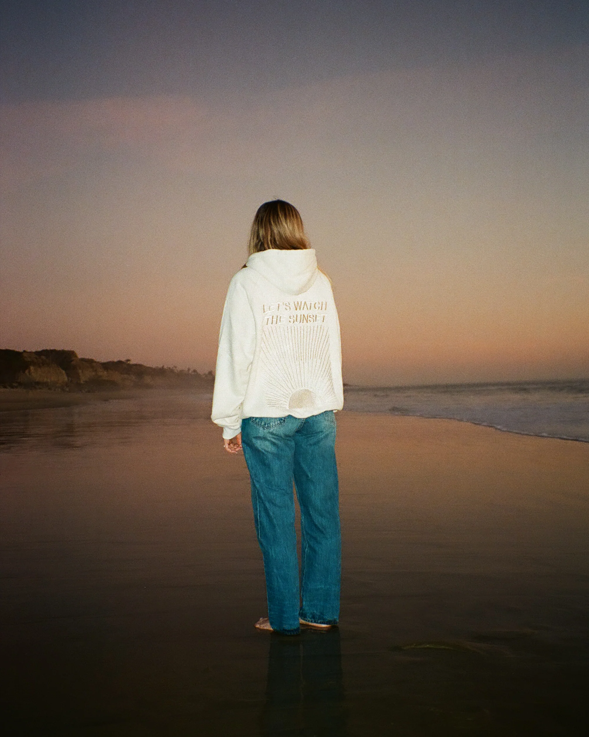 "Yin+Yang" Let's Watch the Sunset Oversized Lux Hoodie - Image 16