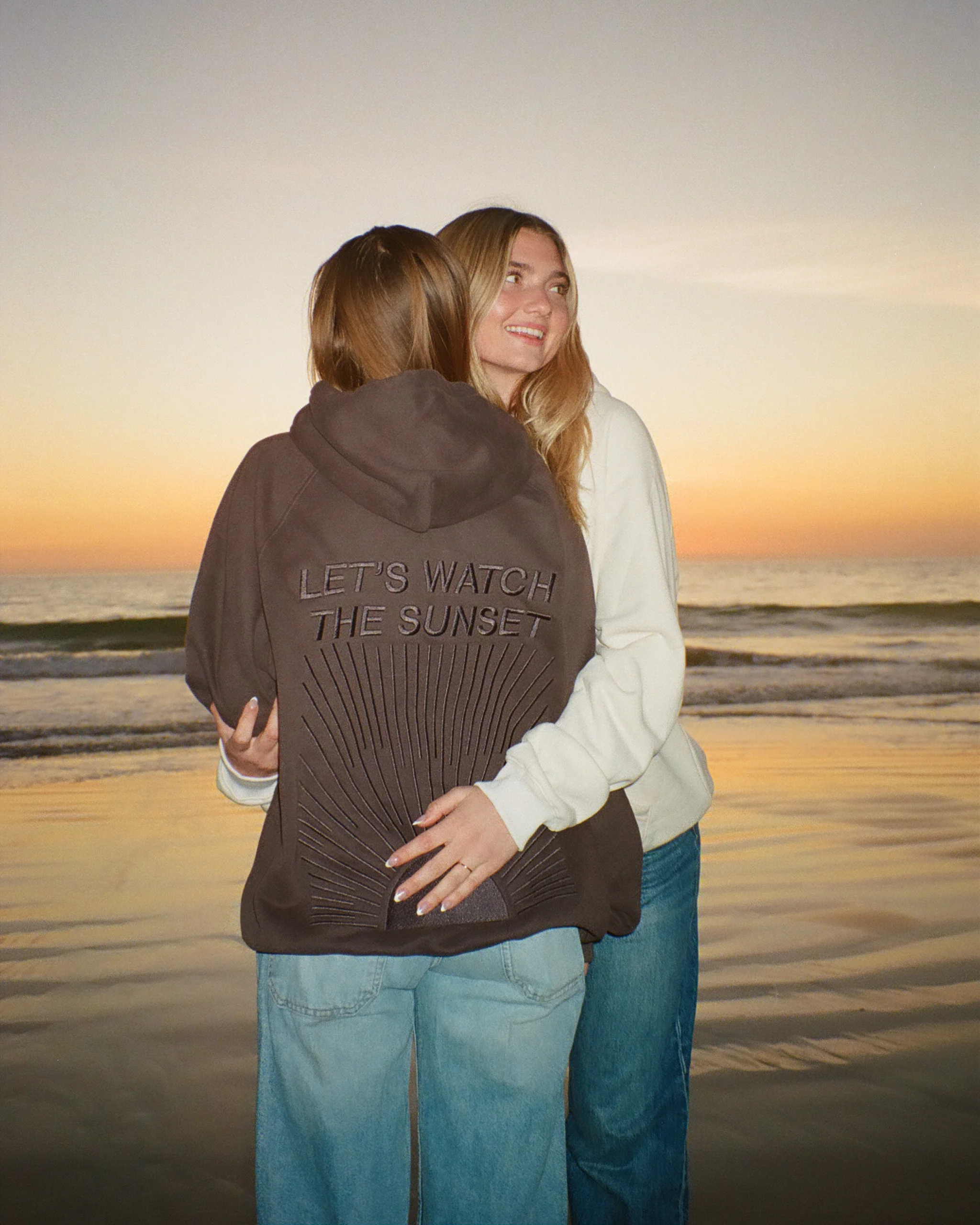 "Yin+Yang" Let's Watch the Sunset Oversized Lux Hoodie - Image 17