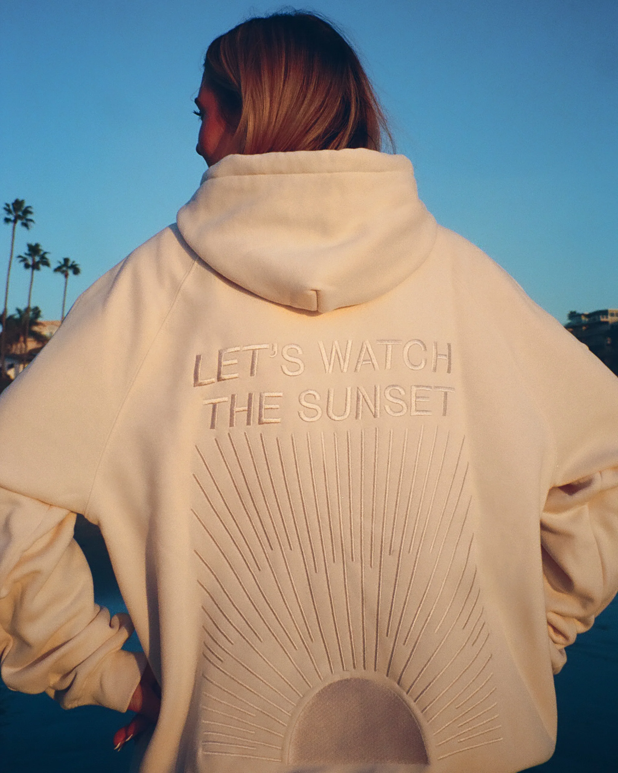 "Yin+Yang" Let's Watch the Sunset Oversized Lux Hoodie - Image 18