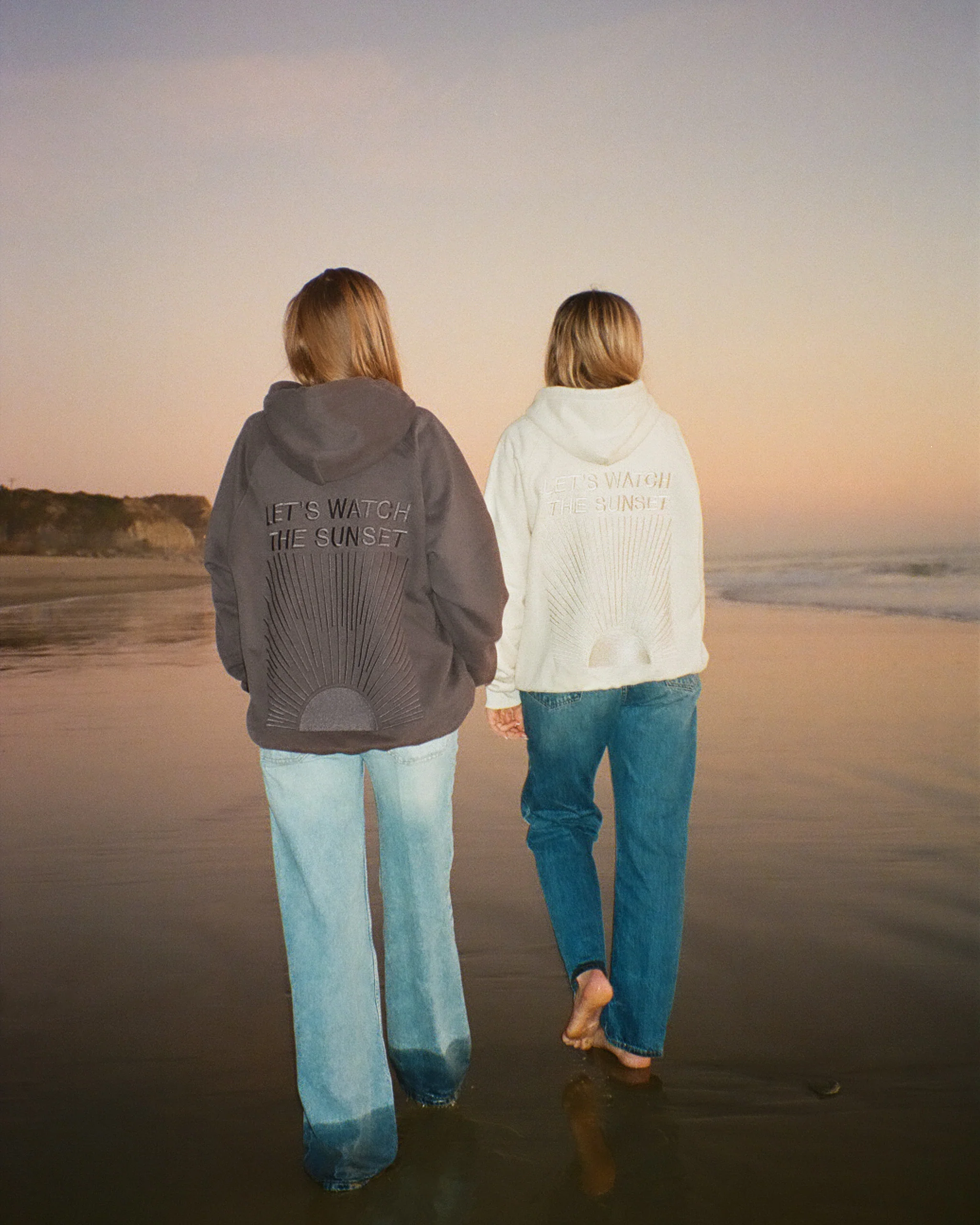 "Yin+Yang" Let's Watch the Sunset Oversized Lux Hoodie - Image 4