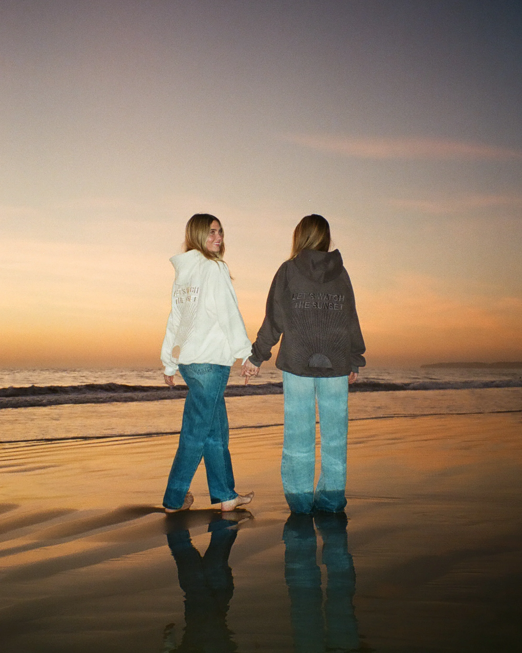 "Yin+Yang" Let's Watch the Sunset Oversized Lux Hoodie - Image 5