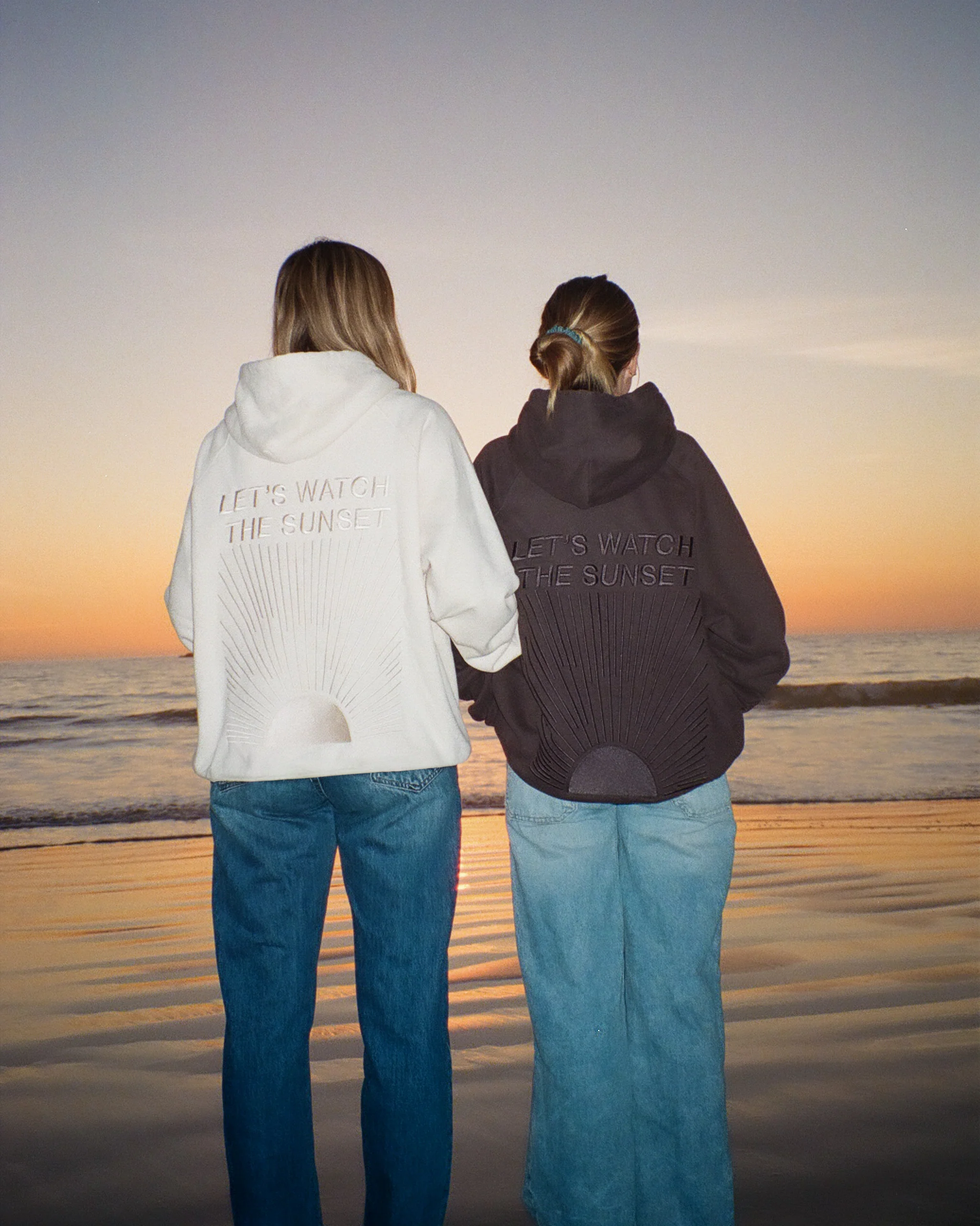 "Yin+Yang" Let's Watch the Sunset Oversized Lux Hoodie - Image 8