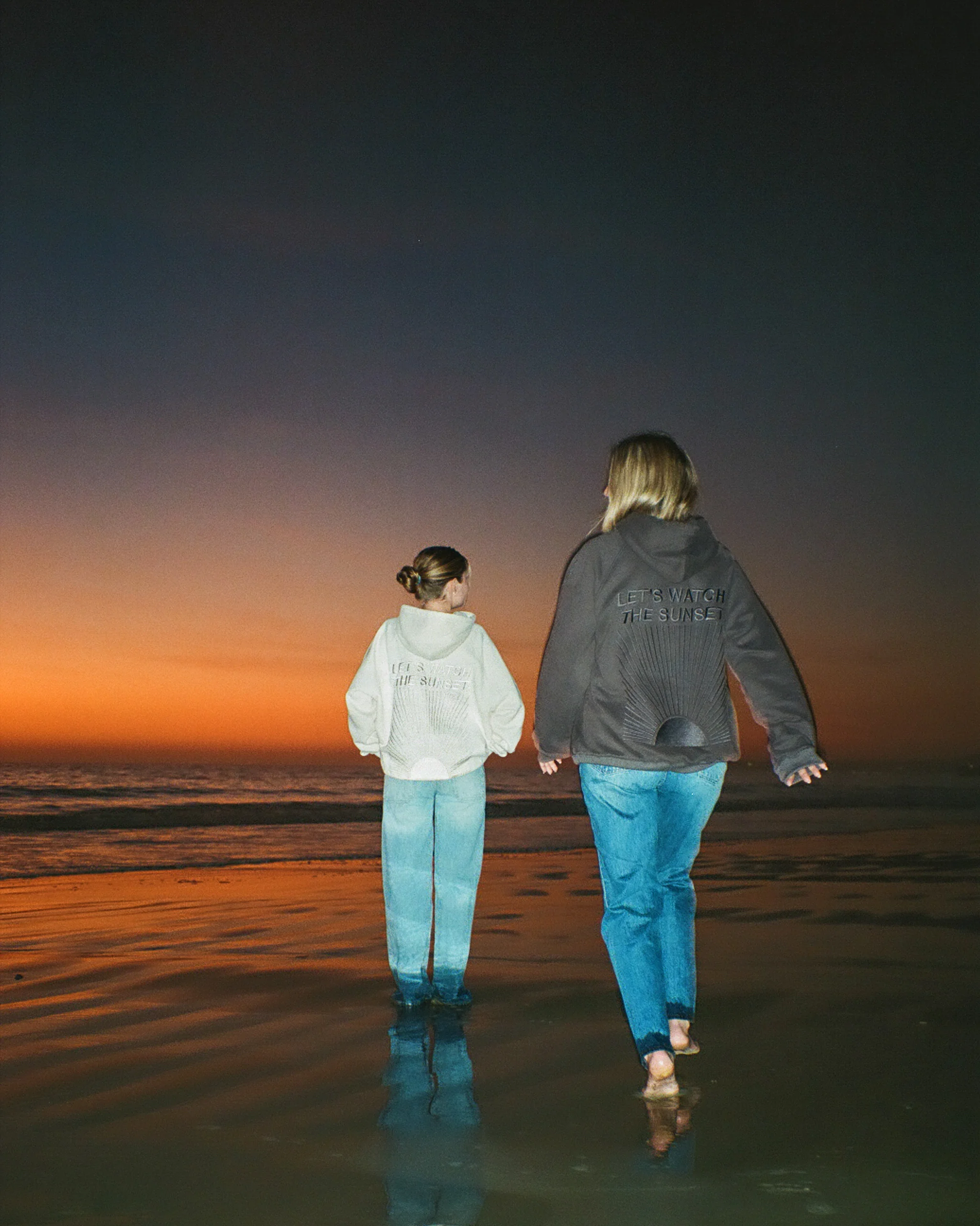 "Yin+Yang" Let's Watch the Sunset Oversized Lux Hoodie - Image 9